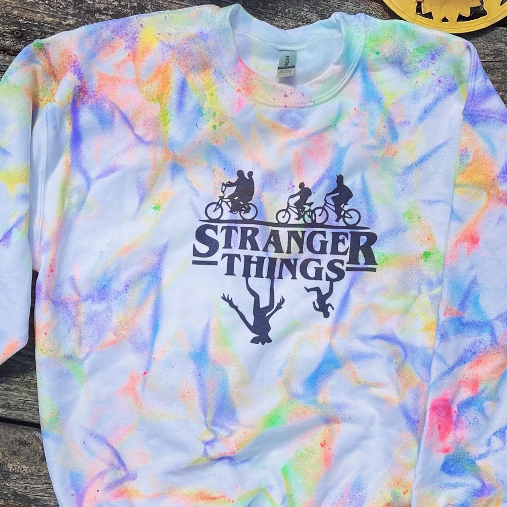 Stranger things rainbow room crewneck